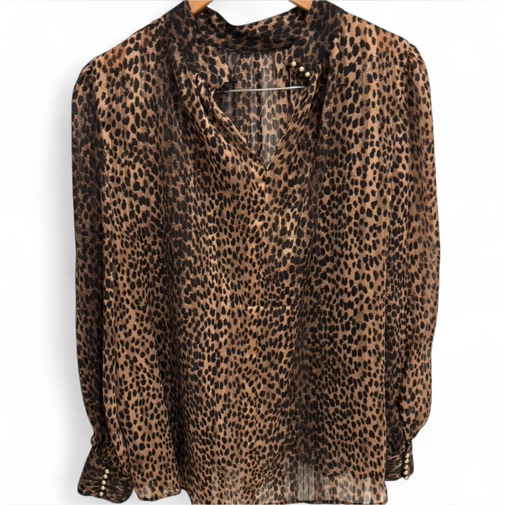 Leopard Print Blouse